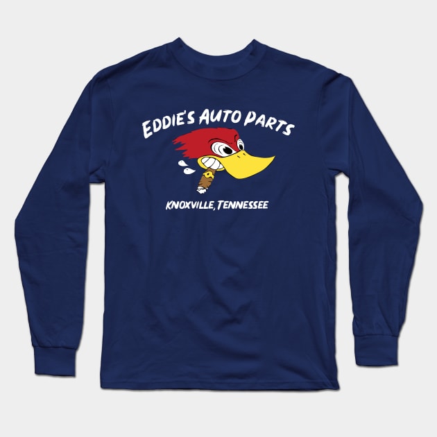 Eddie's Auto Parts Long Sleeve T-Shirt by ilrokery